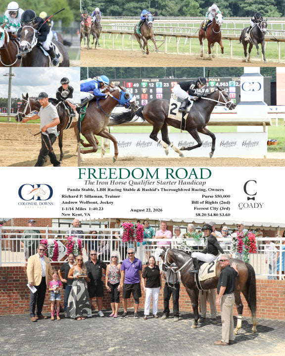 FREEDOM ROAD - The Iron Horse Qualifier Starter Handicap - 08-22-26 - R05 - CNL