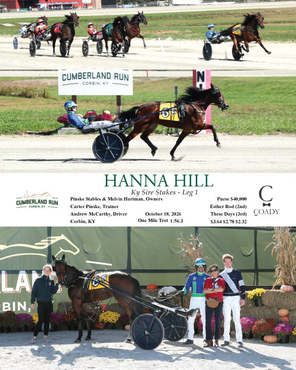 HANNA HILL - Ky Sire Stakes - Leg 1   - 10-18-26 - R05 - CLR