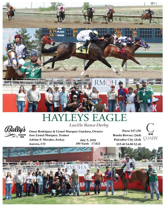 HAYLEYS EAGLE - Lucille Rowe Derby - 07-05-26 - R05 - ARP