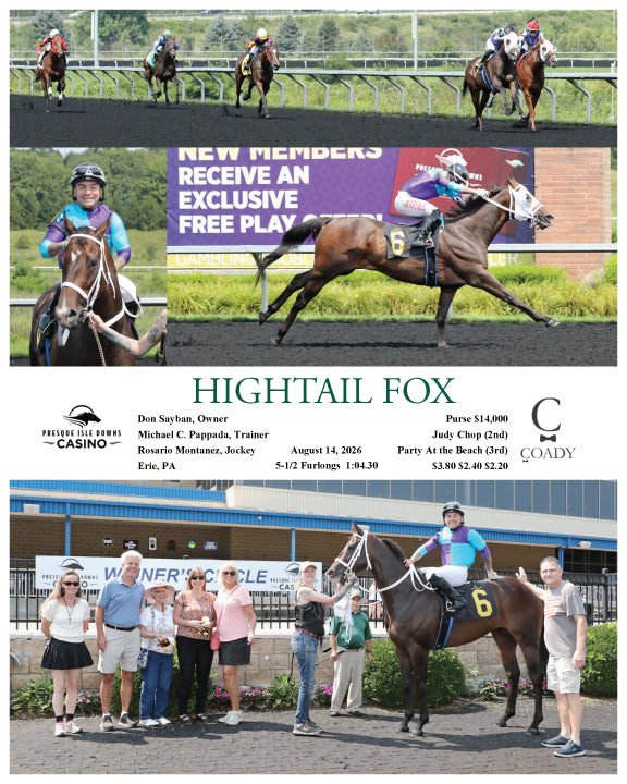 HIGHTAIL FOX - 08-14-26 - R05 - PID