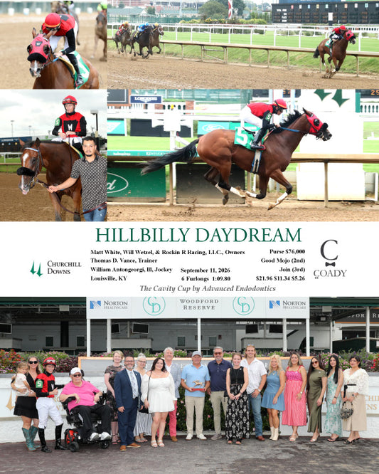 HILLBILLY DAYDREAM - 091126 - Race 05 - CD - Group