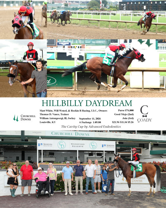 HILLBILLY DAYDREAM - 091126 - Race 05 - CD