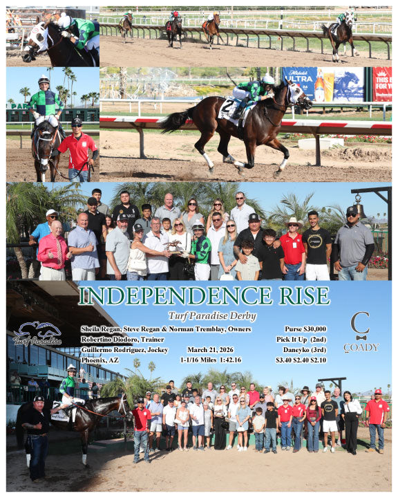 INDEPENDENCE RISE - Turf Paradise Derby - 03-21-26 - R05 - TUP - Coady Media - Kurtis Coady Photography