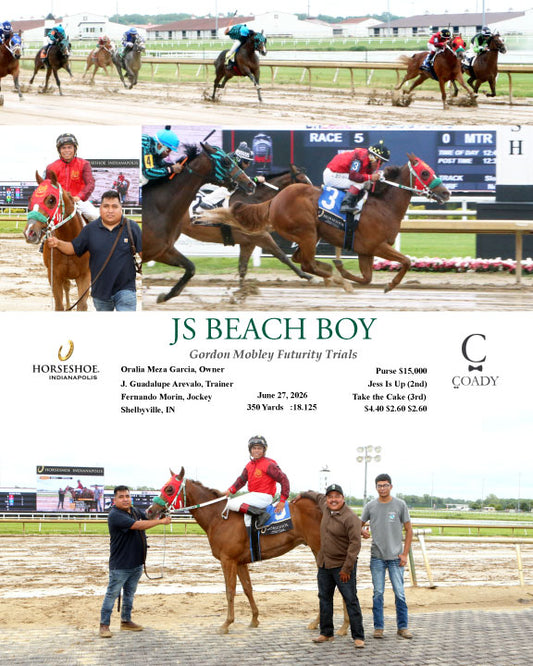 JS BEACH BOY - Gordon Mobley Futurity Trials - 06-27-26 - R05 - IND