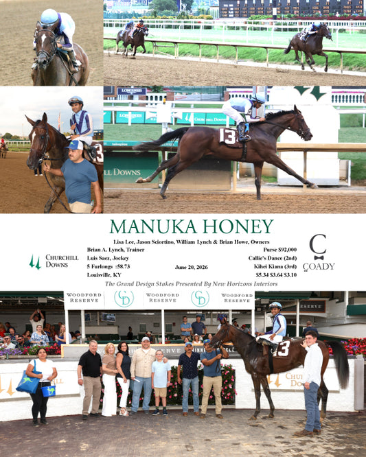 MANUKA HONEY - 062026 - Race 05 - CD