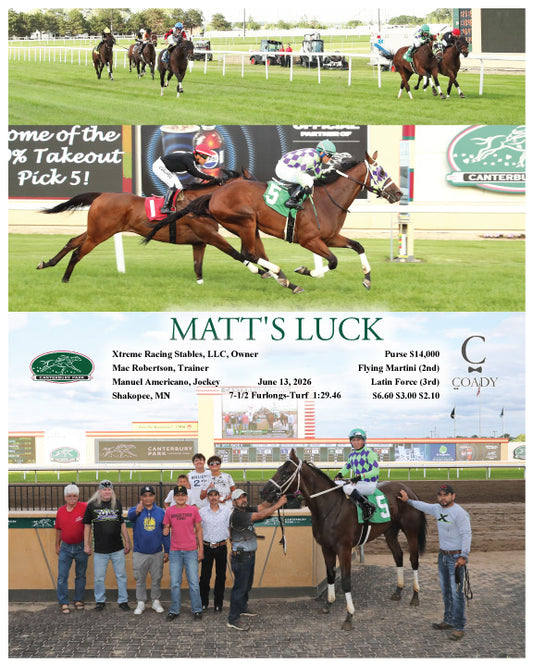 MATT'S LUCK - 06-13-26 - R05 - CBY