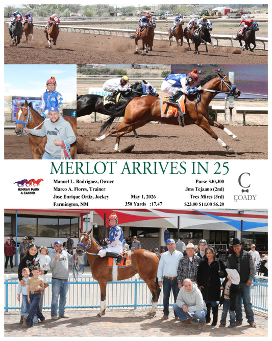 MERLOT ARRIVES IN 25 - 05-01-26 - R05 - SRP - Coady Media - Kurtis Coady Photography