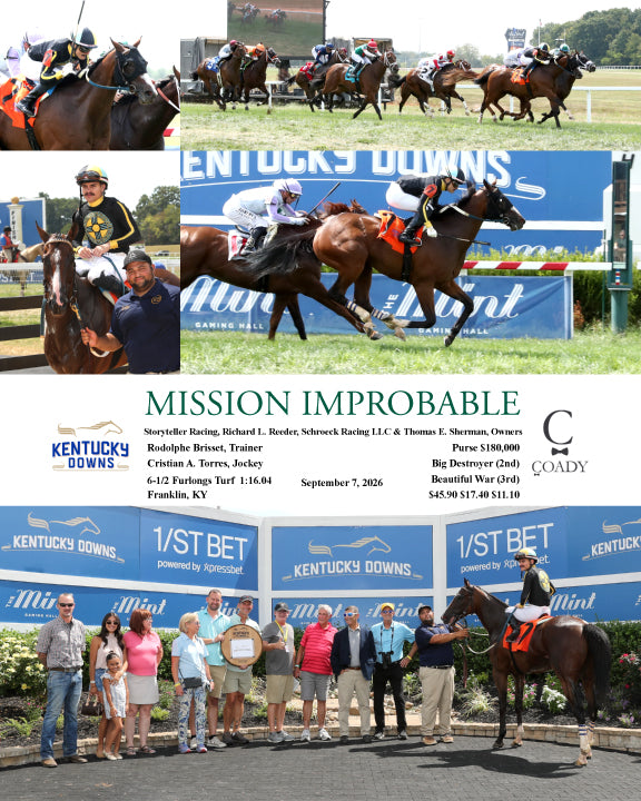 MISSION IMPROBABLE - 090726 - Race 05 - KD