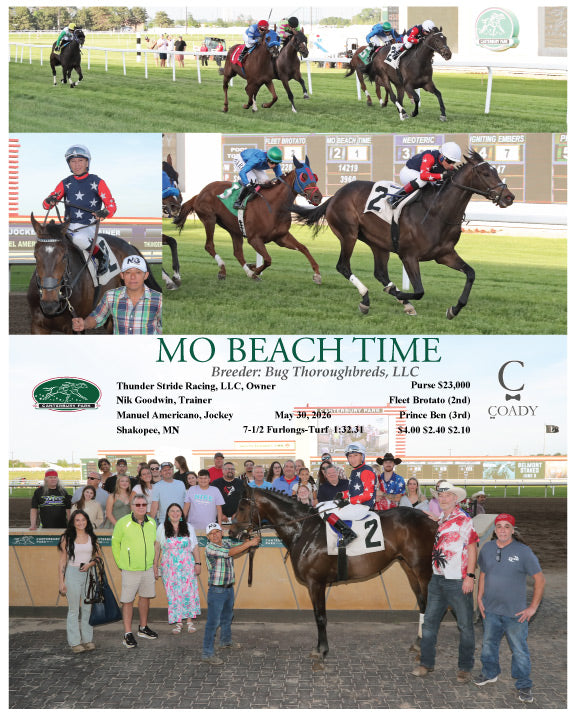 MO BEACH TIME - Breeder: Bug Thoroughbreds, LLC - 05-30-26 - R05 - CBY
