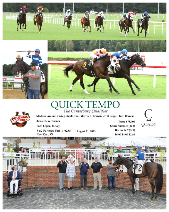 QUICK TEMPO - The Canterbury Qualifier - 08-21-25 - R05 - CNL - Coady Media - Kurtis Coady Photography