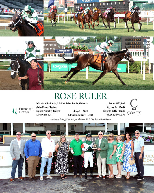 ROSE RULER - 061126 - Race 05 - CD - Group
