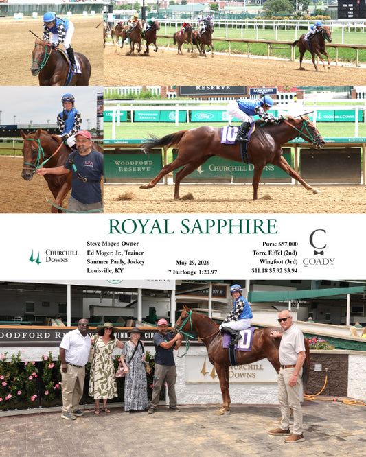ROYAL SAPPHIRE - 052926 - Race 05 - CD
