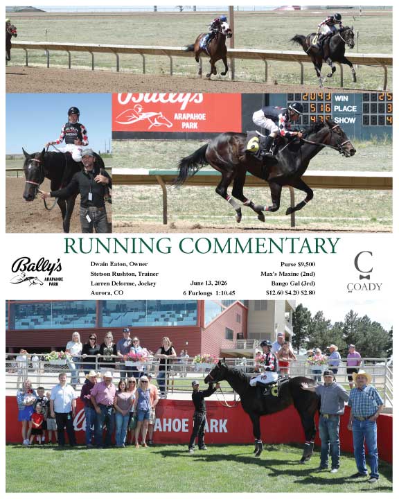 RUNNING COMMENTARY - 06-13-26 - R05 - ARP