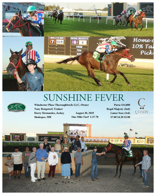 SUNSHINE FEVER - 08-30-25 - R05 - CBY - Coady Media - Kurtis Coady Photography