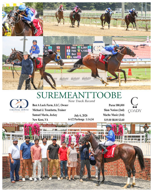 SUREMEANTTOOBE - New Track Record - 07-06-26 - R05 - CNL