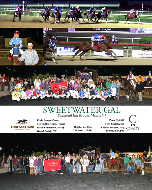 SWEETWATER GAL - Diamond Jim Brooks Memorial - 10-24-26 - R05 - LS - Coady Media - Kurtis Coady Photography