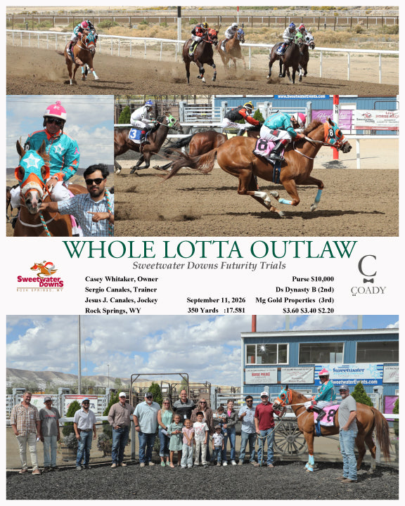 WHOLE LOTTA OUTLAW - Sweetwater Downs Futurity Trials - 09-11-26 - R05 - SWF