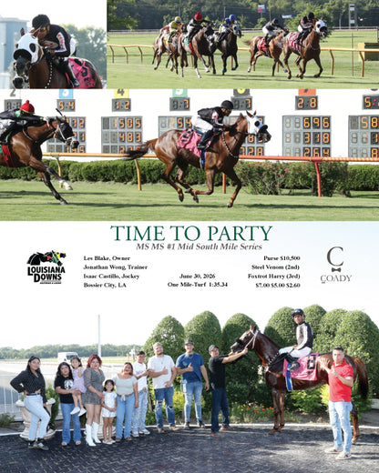 TIME TO PARTY - MS MS #1 Mid South Mile Series - 06-30-26 - R05 - LAD