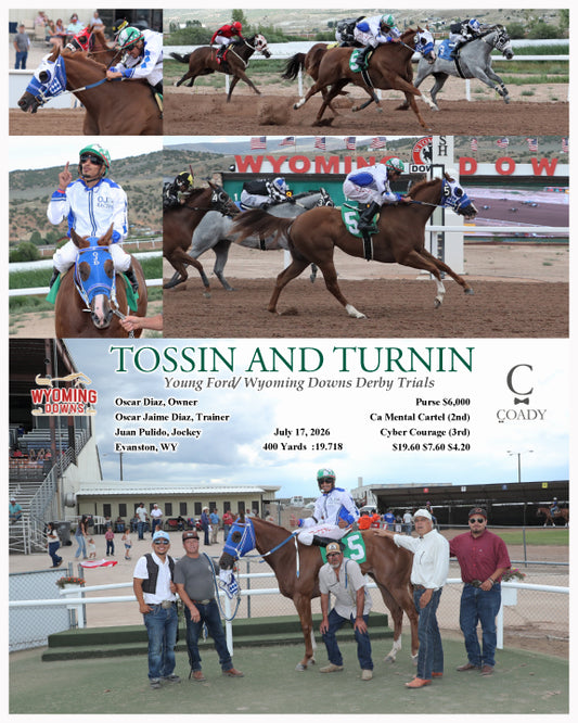 TOSSIN AND TURNIN - Young Ford/ Wyoming Downs Derby Trials - 07-17-26 - R05 - WYO