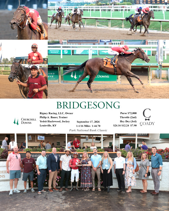 BRIDGESONG - 091726 - Race 06 - CD -Group