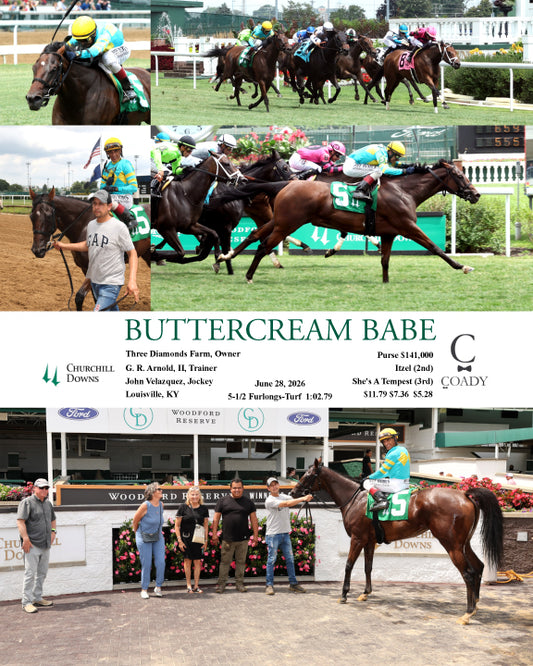BUTTERCREAM BABE - 062826 - Race 06 - CD
