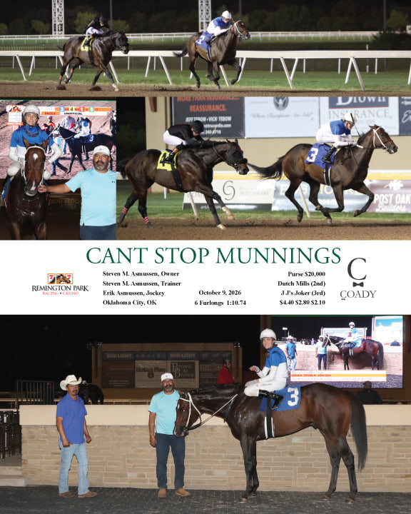 CANT STOP MUNNINGS  - 10-09-26 - R06 - RP