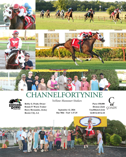 CHANNELFORTYNINE - Yellow Hammer Stakes - 09-12-26 - R06 - LAD