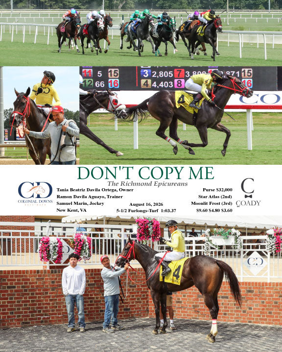 DON'T COPY ME - The Richmond Epicureans - 08-16-26 - R06 - CNL