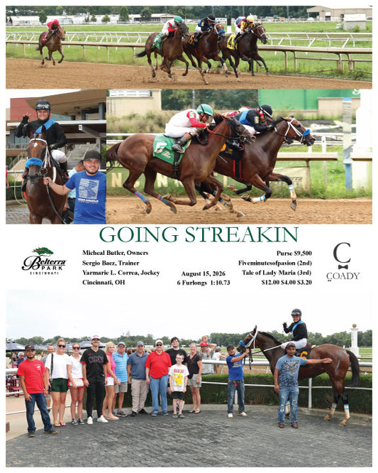 GOING STREAKIN - 081526 - Race 06 - BTP