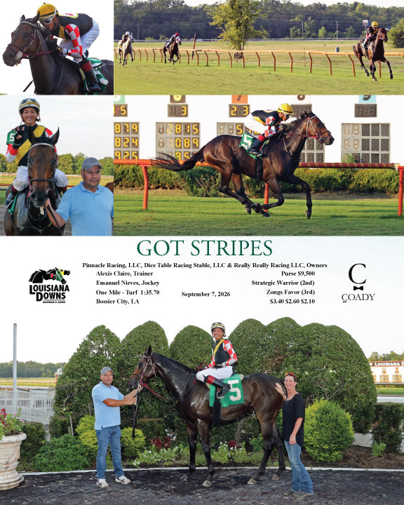 GOT STRIPES - 09-07-26 - R06 - LAD