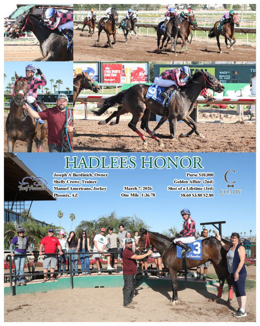 HADLEES HONOR - 03-07-26 - R06 - TUP - Coady Media - Kurtis Coady Photography