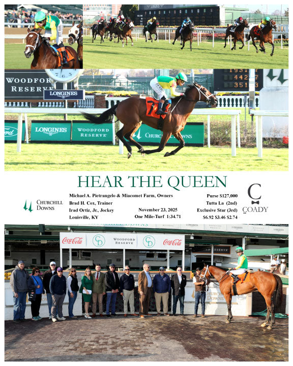 HEAR THE QUEEN - 112325 - Race 06 - CD