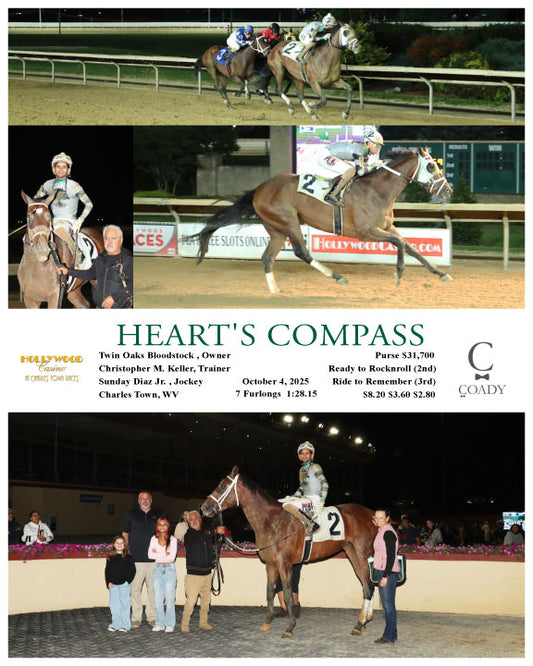 HEART'S COMPASS - 100425 - Race 05 - CT