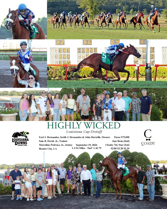 HIGHLY WICKED - Louisiana Cup Distaff - 09-19-26 - R06 - LAD