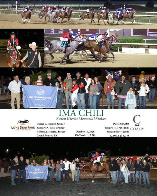 IMA CHILI - Karen Utecht Memorial Stakes - 10-17-26 - R - LS - Coady Media - Kurtis Coady Photography