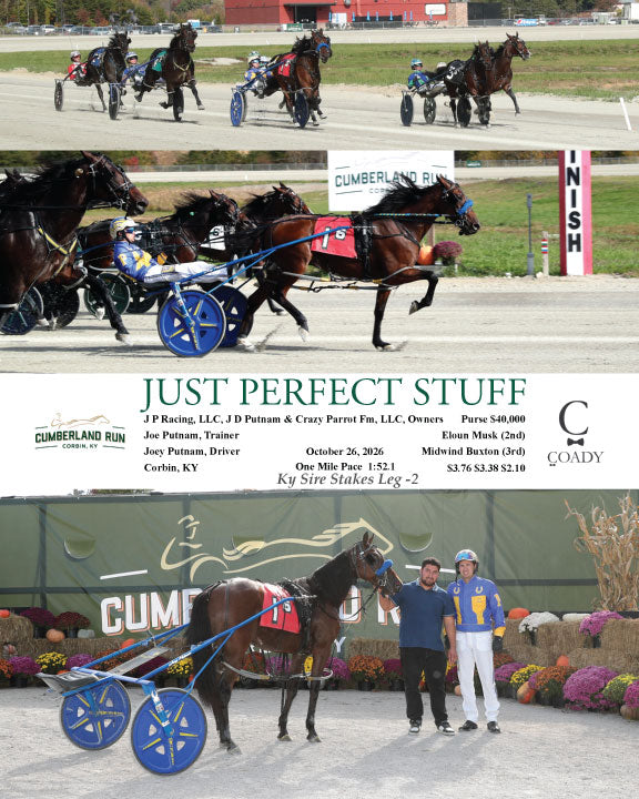 JUST PERFECT STUFF - Ky Sire Stakes Leg -2 - 10-26-26 - R06 - CLR - Coady Media - Kurtis Coady Photography