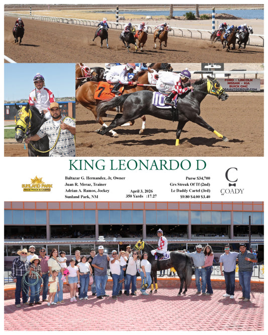 KING LEONARDO D - 04-03-26 - R06 - SUN - Coady Media - Kurtis Coady Photography