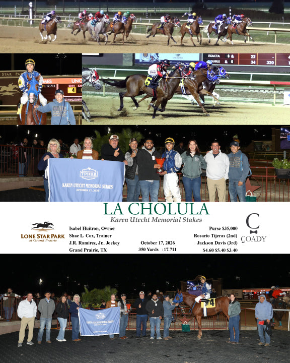 LA CHOLULA - Karen Utecht Memorial Stakes - 10-17-26 - R06 - LS