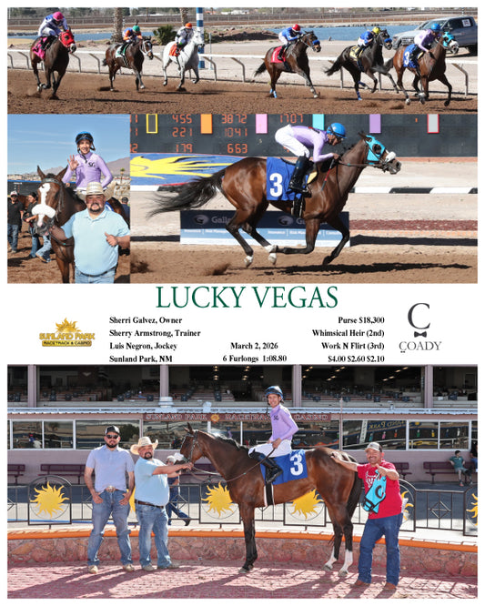 LUCKY VEGAS - 03-02-26 - R06 - SUN - Coady Media - Kurtis Coady Photography