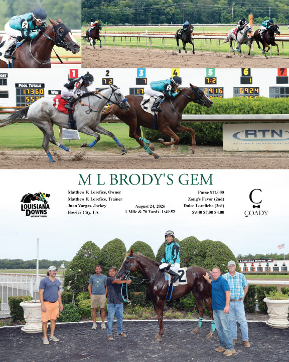 M L BRODY'S GEM - 08-24-26 - R06 - LAD