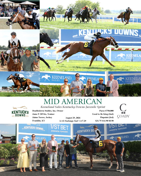 MID AMERICAN - 082926 - Race 06 - KD Kentucky Downs Juvenile Sprint