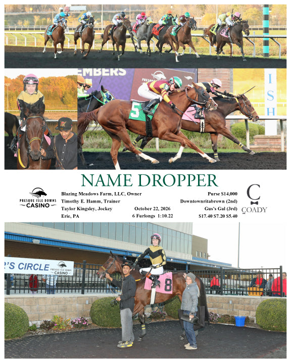 NAME DROPPER - 10-22-26 - R06 - PID - Coady Media - Kurtis Coady Photography