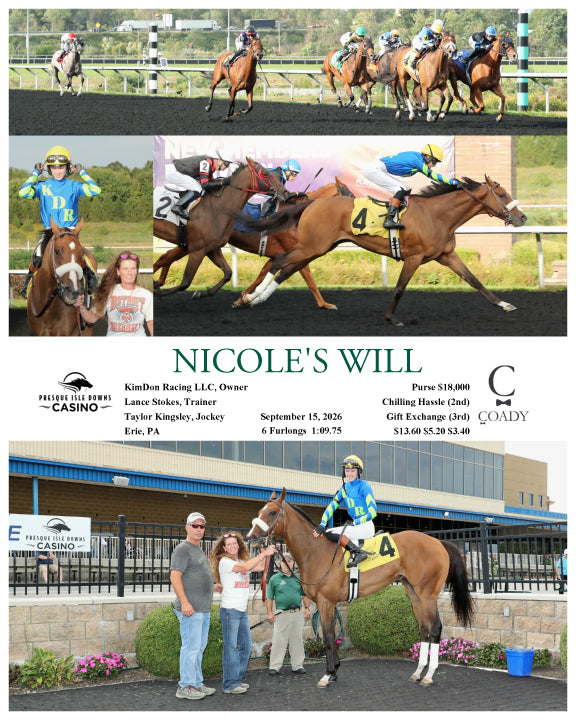NICOLE'S WILL - 09-15-26 - R06 - PID