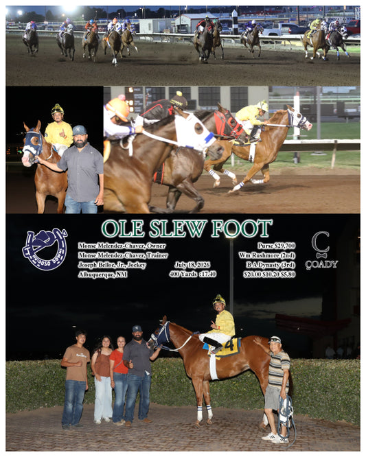 OLE SLEW FOOT - 07-18-26 - R06 - RUI