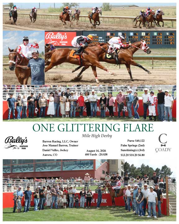 ONE GLITTERING FLARE  - Mile High Derby - 08-16-26 - R06 - ARP