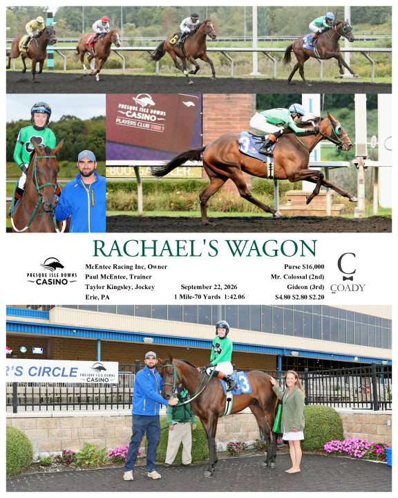 RACHAEL'S WAGON - 09-22-26 - R06 - PID