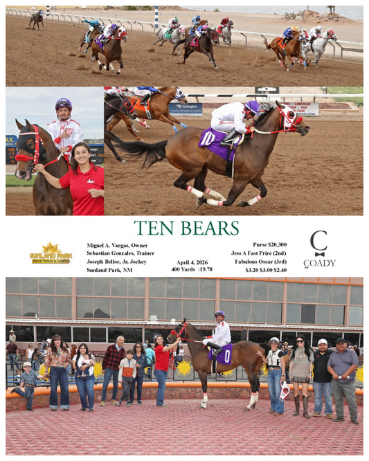 TEN BEARS  - 04-04-26 - R06 - SUN - Coady Media - Kurtis Coady Photography