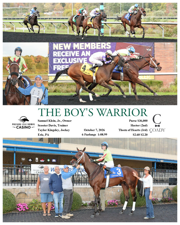 THE BOY'S WARRIOR - 10-07-26 - R06 - PID