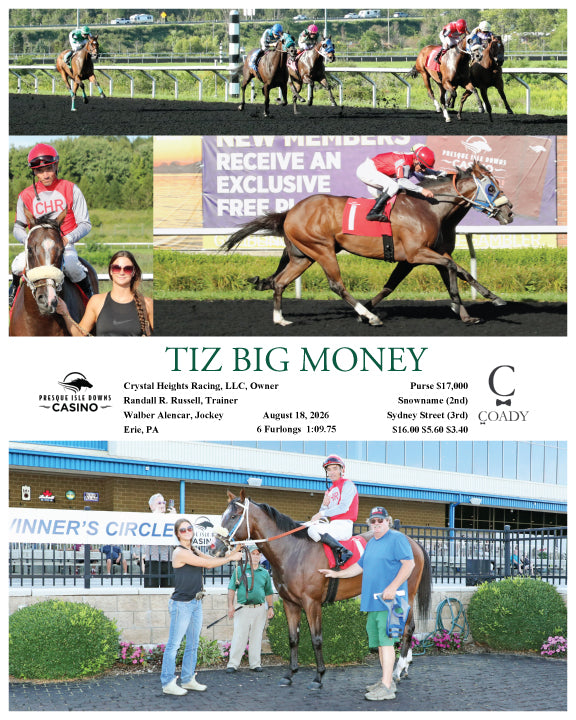 TIZ BIG MONEY - 08-18-26 - R06 - PID