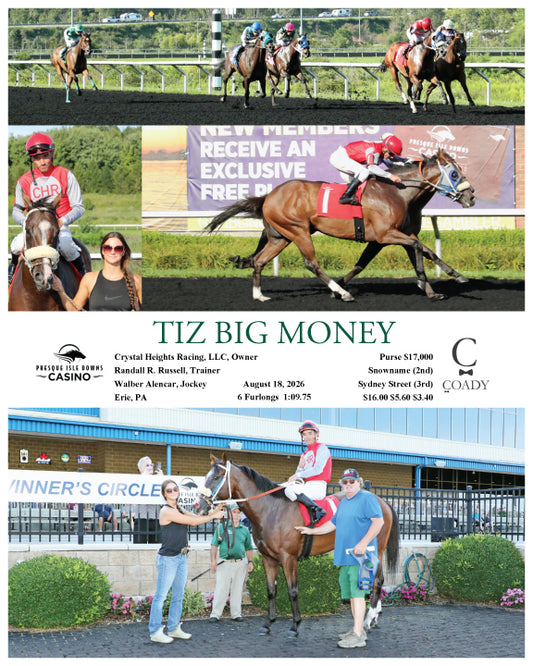 TIZ BIG MONEY - 08-18-26 - R06 - PID